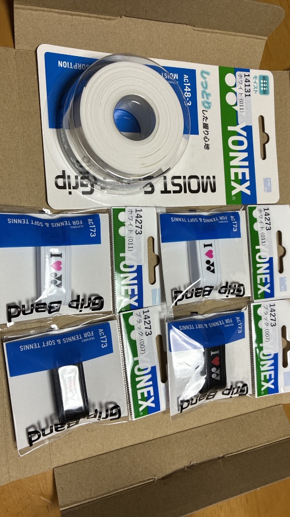 ヨネックス モイストスーパーグリップ AC148-3［3本入］ホワイト×6個 Amazon | ヨネックス モイストスーパーグリップ（AC148-3