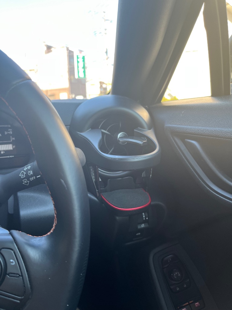 槌屋ヤック GR86 ZN8 / BRZ ZD8 専用 エアコン ドリンクホルダー 助手