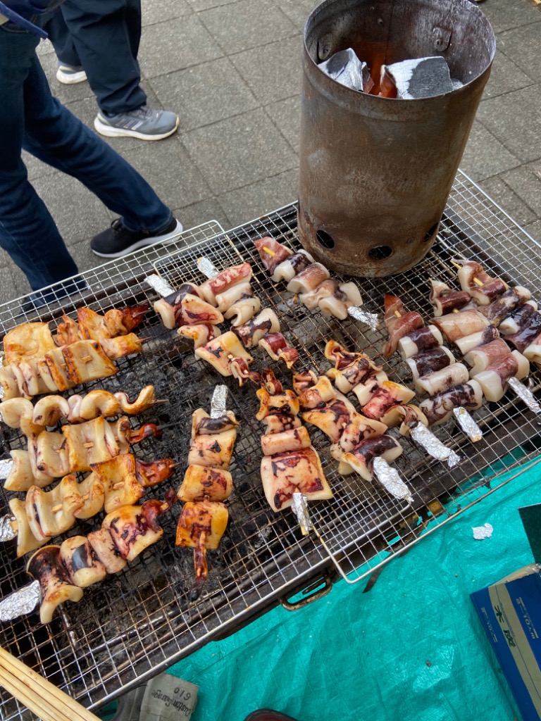 いかおやじ串 イカ串 10本 1本75〜85g前後 海鮮串(BBQ バーベキュー