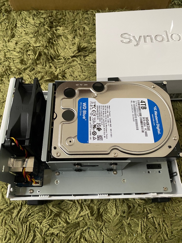 WD Blue WD40EZAX [3.5インチ内蔵HDD / 4TB 5400rpm Blue