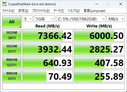 KIOXIA SSD-CK2.0N4P/J ［M.2 NVMe 内蔵SSD / 2TB PCIe Gen4x4