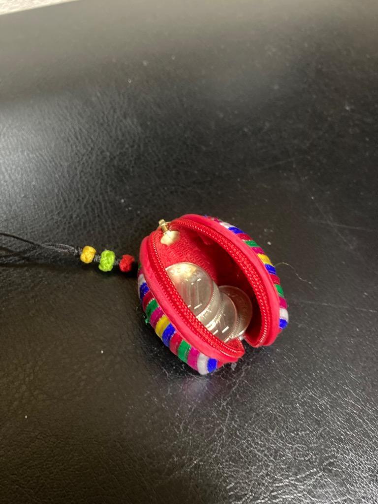 韓国雑貨 七色 セットン 小さなコインケースのストラップ : 韓国