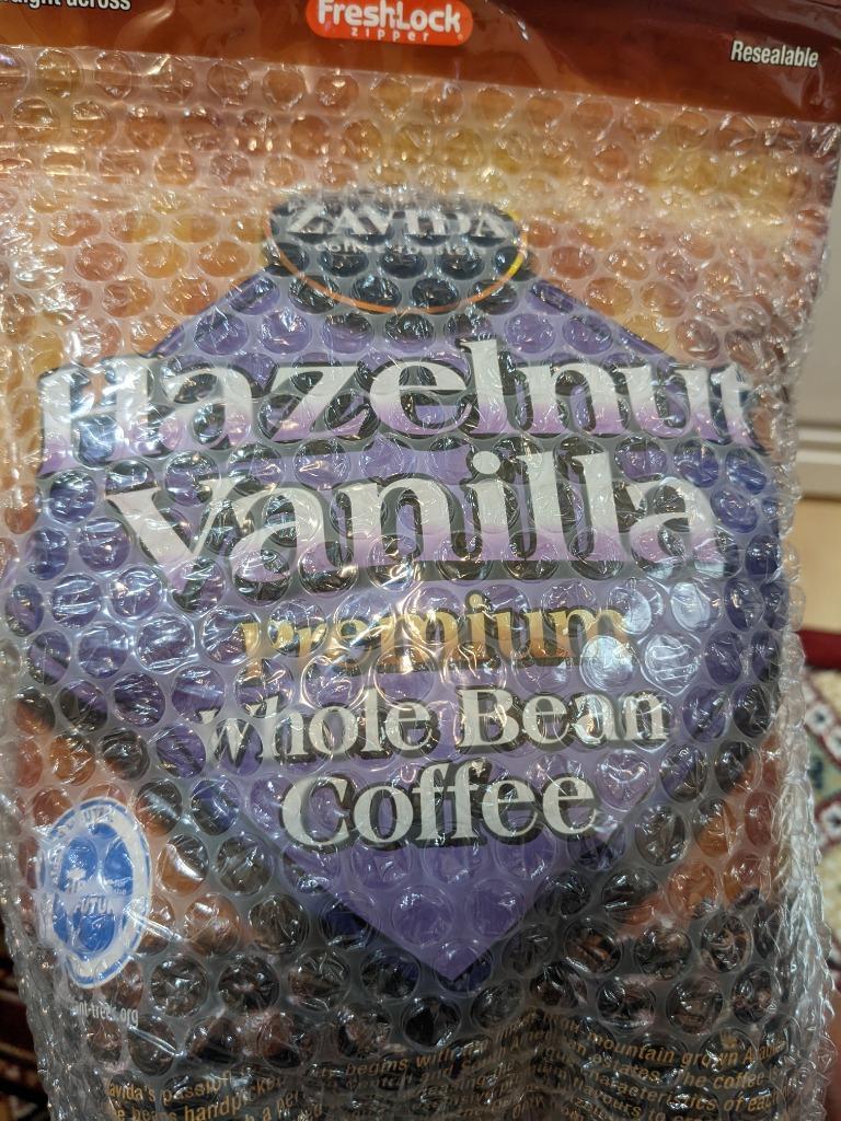 コーヒー コーヒー豆 ザビダコーヒー ヘーゼルナッツバニラ ホールビーンコーヒー 907g（2lb） 正規販売店 :zavida