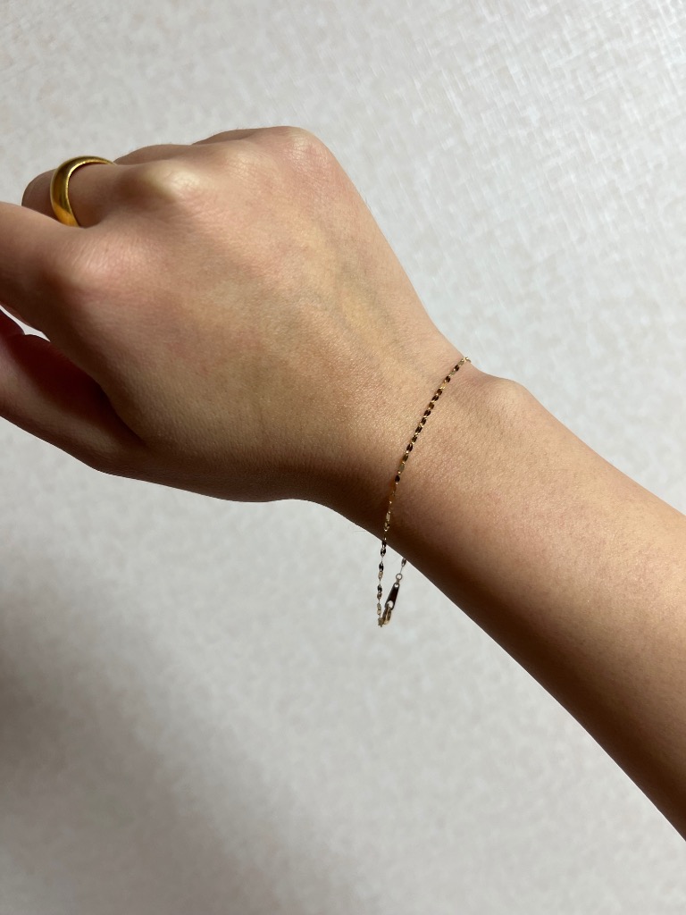 ジュエリーツツミ K18イエローゴールドブレスレット : ジュエリー