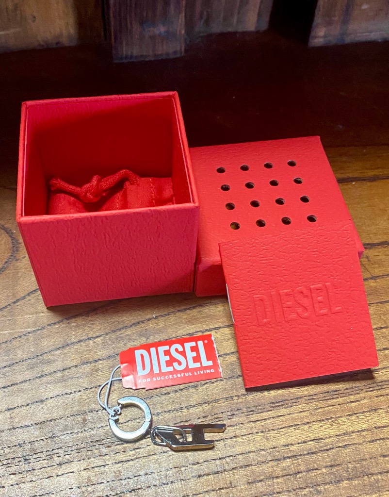DIESEL ディーゼル ピアス 片耳 メンズ アクセサリー シルバー色