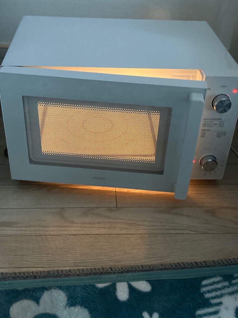 ツインバード（TWINBIRD） 電子レンジ 単機能 フラット DR-LD20W | 20L