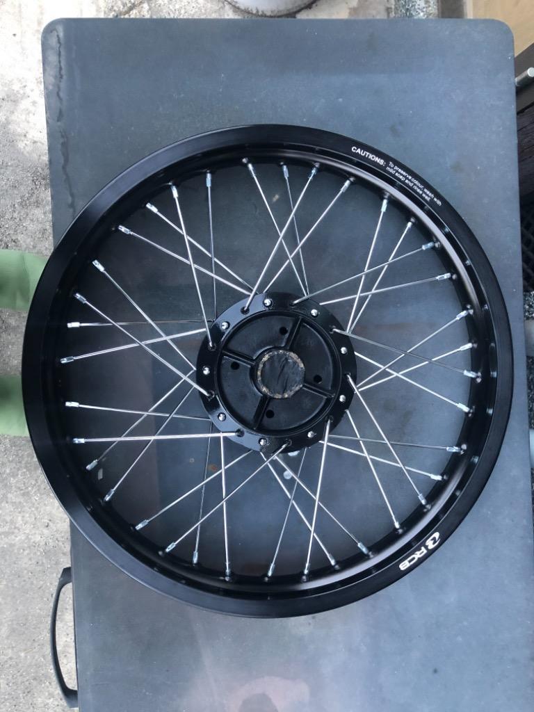 RCB製アルミホイールリム 1.85×17 36穴(ブラック) スーパーカブ