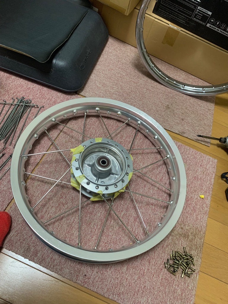 ギッザロ　木製　リム　36H　専用ニップルセット ギッザロ 木製 リム 36H 専用ニップルセット
