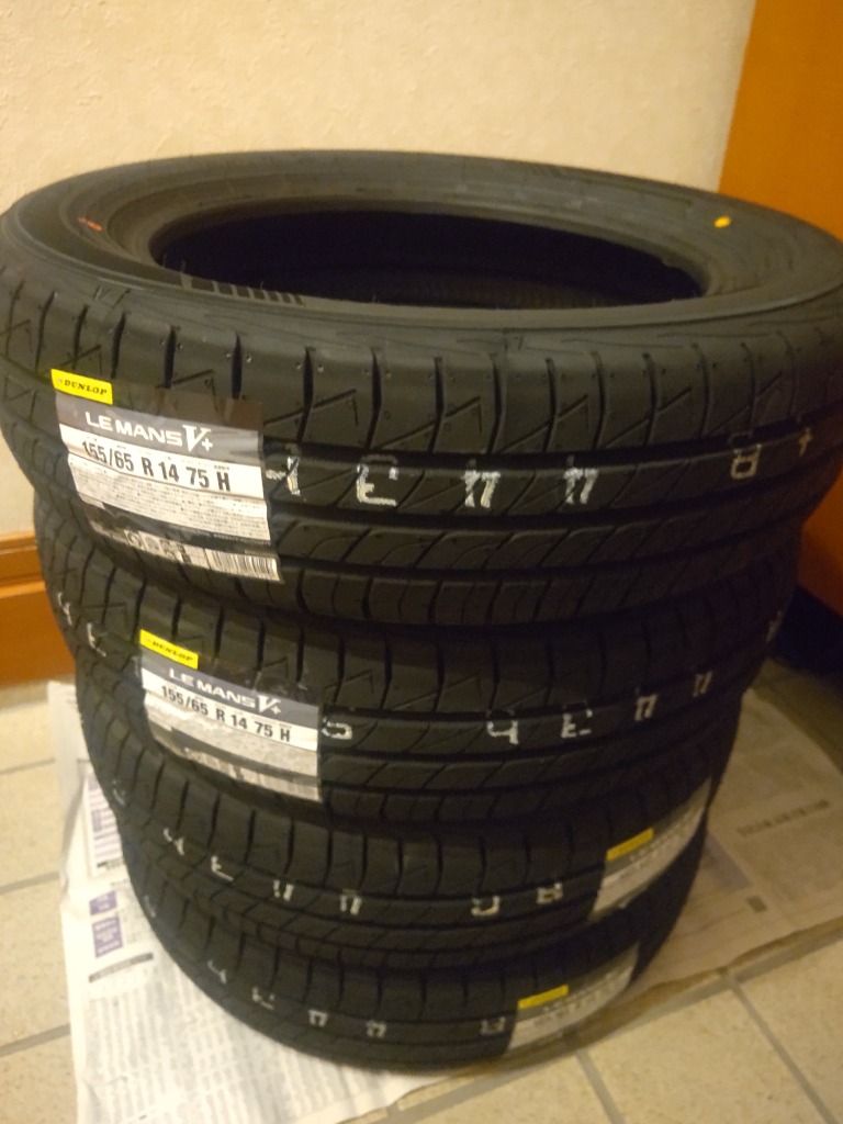 155/65R14 75H 送料無料 ダンロップ LE MANS V+ ルマン5+ LM5+