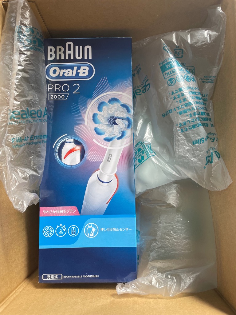 BRAUN（ブラウン） オーラルB PRO2000 D5015132WH ホワイト 電動