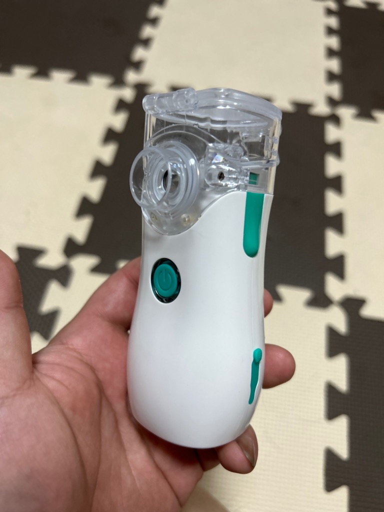 日本語説明書付き 携帯用最小最軽量 メッシュ式吸入器 ネブライザー