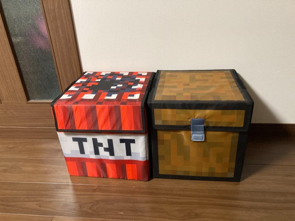 新到着 新品 マインクラフト 収納 ボックス ジョイントマット マイクラ Tnt バスケット かご