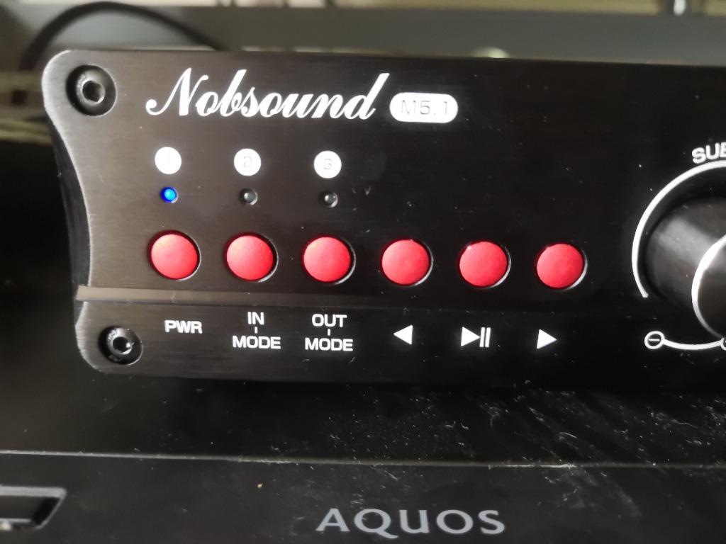 Nobsound M5.1 HiFi 5.1CH Bluetooth アンプ ステレオ ホームシアター