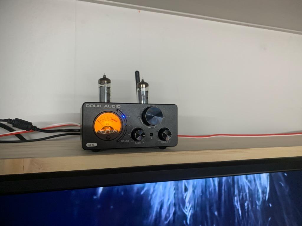 DOUK AUDIO ST-01 6K4 HiFi Bluetooth 5.0 真空管アンプ USB DAC