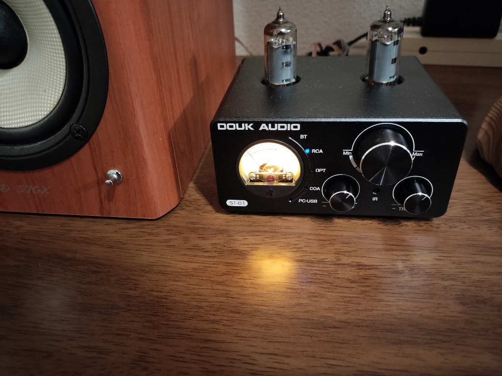 DOUK AUDIO ST-01 6K4 HiFi Bluetooth 5.0 真空管アンプ USB DAC