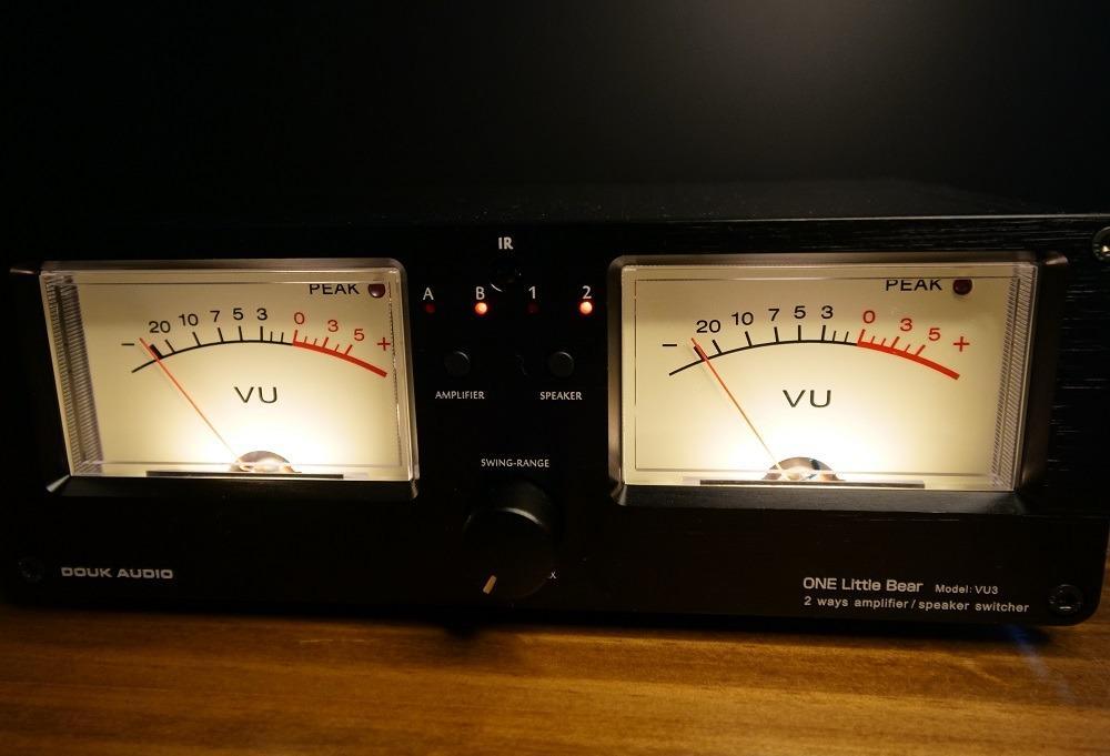 Douk Audio VU3 デュアル アナログ VUメーター 2WAY アンプ スピーカー 