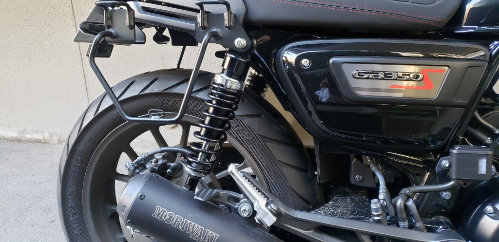 GB350 GB350S用ガス封入式ローダウンリアサスペンション ブラック 内商会 【 RFYガス封入式ローダウンリアサスペンション オール