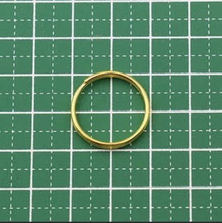 ゴールド 二重リング ネックレス 二重丸カン 二重リング 丸カン 外径20mm 30個セット 全5色