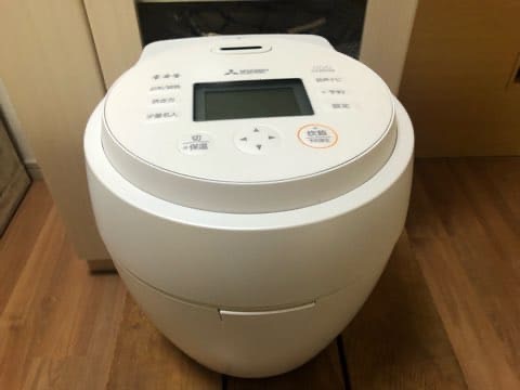 三菱電機 三菱電機 IH炊飯ジャー炊飯器 本炭釜 紬 NJ-BW10F-W（白真珠