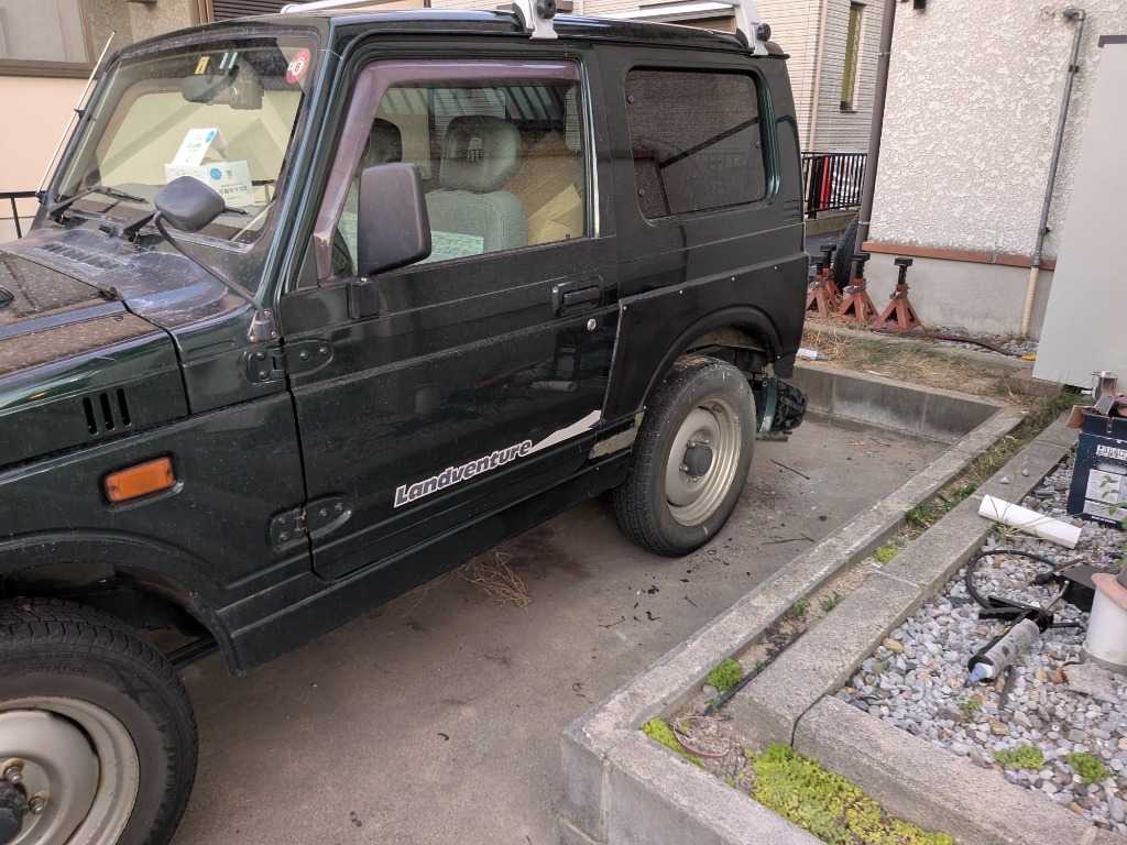未使用品　オリジン製　ジムニーja11　FRPリアフェンダーカバー左右 ORIGIN Labo. Jimny オリジン FRP リア・フェンダーカバー 左右
