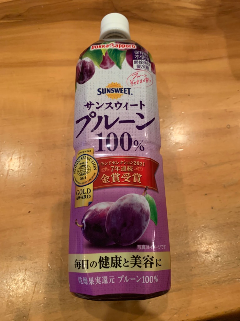 ポッカサッポロ サンスウィート プルーン100％ 900ml×2ケース