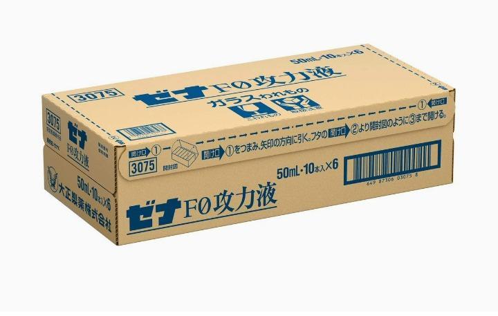 大正製薬 ゼナF0攻力液 50mL瓶×1ケース（全60本）【指定医薬部外