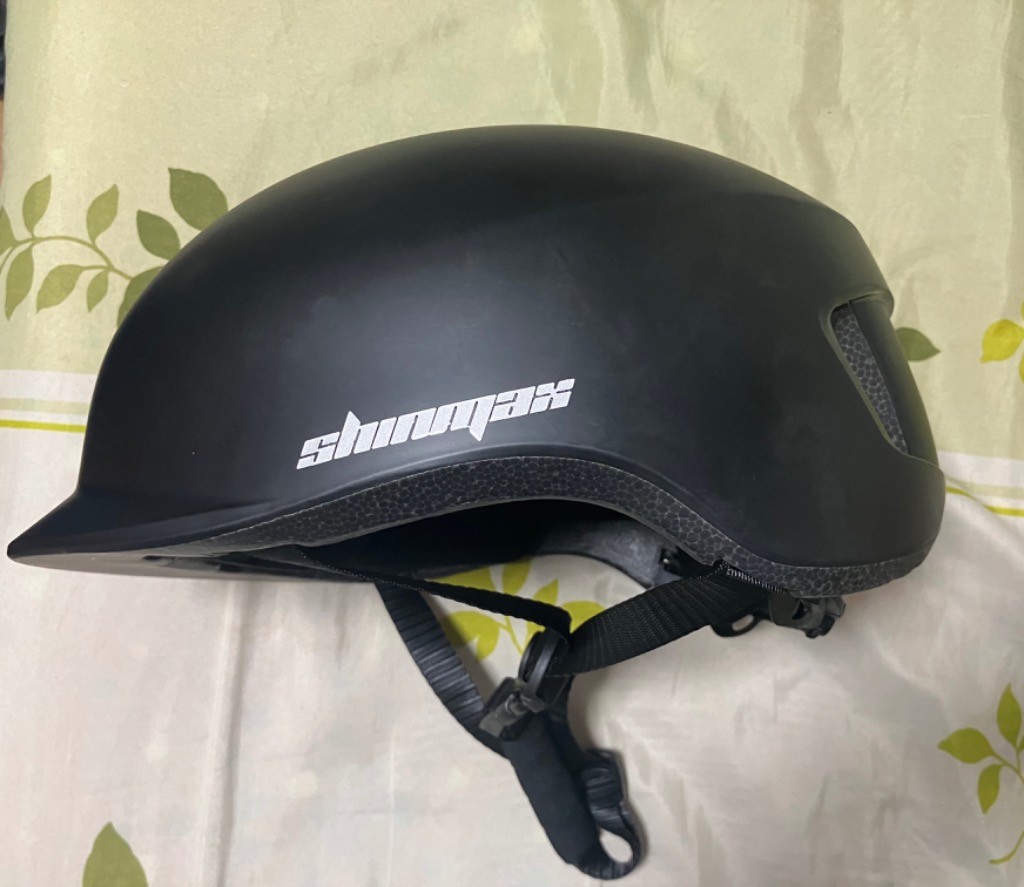 Shinmax 自転車 ヘルメット LEDライト付き 在庫処分 男女兼用