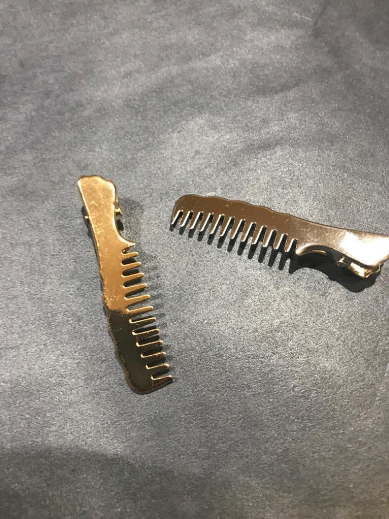 ヘアクリップ ヘアピン クリップ ピン レディース 櫛モチーフ 髪留め ユニーク ヘアアクセサリー ピン止め 大人 前髪 ゴールド  :ucd1111004:雲柱堂ヤフー店 - 通販 - Yahoo!ショッピング