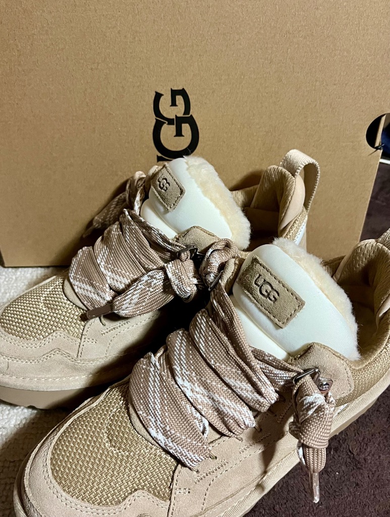 【試し履きのみ｜状態◎】UGG スエード 厚底スニーカー 楽天市場】UGG アグ スニーカー 厚底 レディース 1152717 EZ-DUZZIT