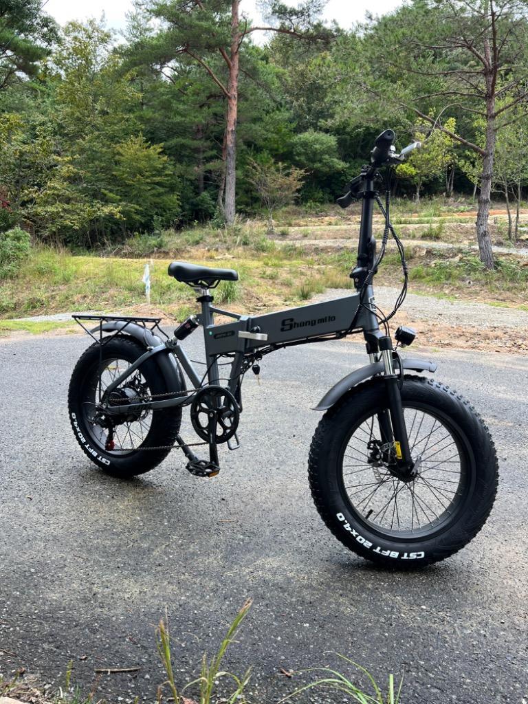 Shengmilo Mx21ファットバイク 折畳み式電動アシスト自転車20インチ 