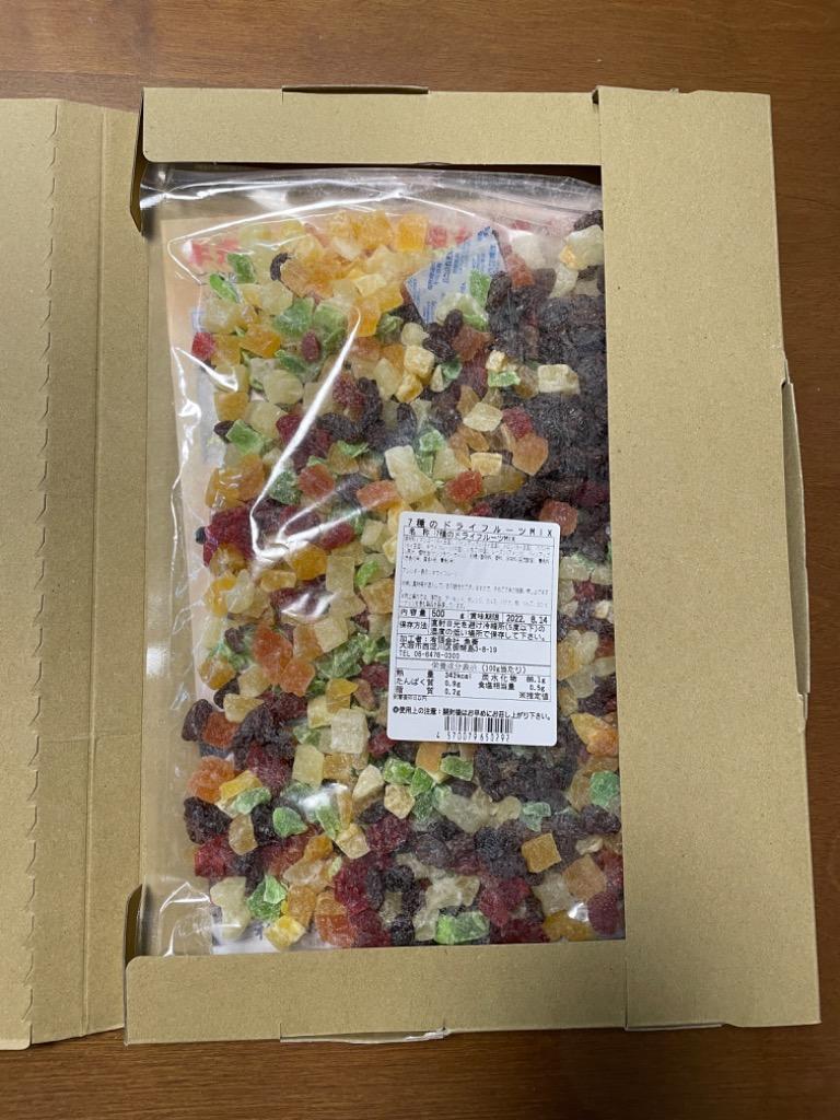 7種のドライフルーツ お徳用 500g メガ盛り ダイスカット MIX ミックス 果物 保存 訳あり 母の日 父の日 :26610:おさかな問屋 魚奏  - 通販 - Yahoo!ショッピング