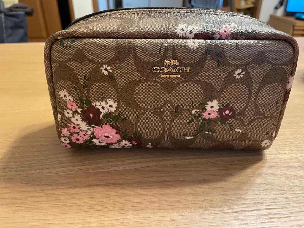☆正規品新品未使用☆ コーチ 花柄 ポーチ 【ショッパー付き】 1.jpg