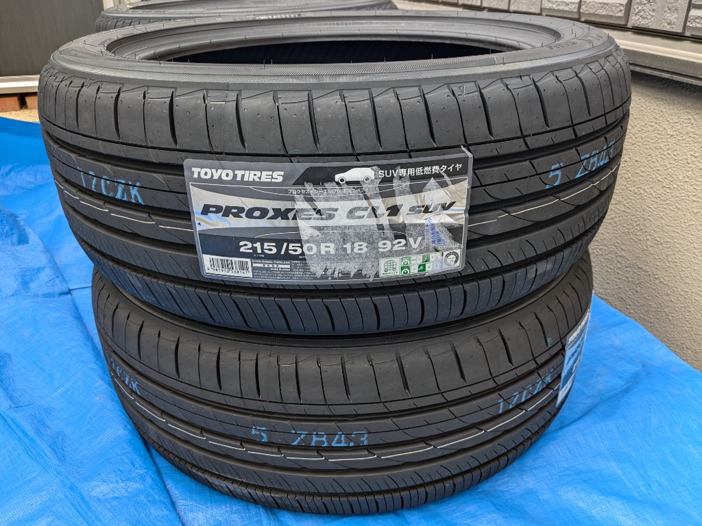 TOYO TIRES PROXES CL1 SUV 215/50R18 92V タイヤ×4本セット