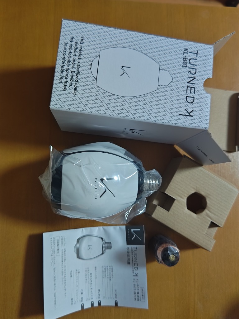 LED電球　TURNED 光触媒脱臭・除菌機能付き カルテック公式オンラインストア Turnedk Online Store / KL-B01