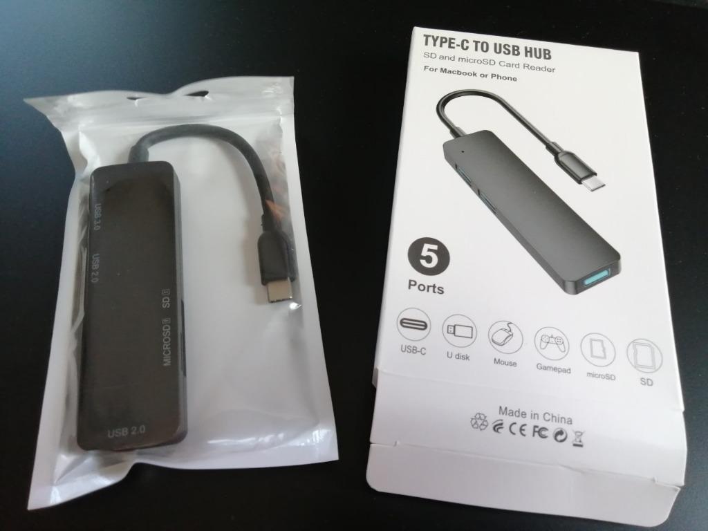 Type C USB ハブ 高速データ転送 アダプター TF A Micro SD 変換 ドック カードスロット ドッキングステーション カードリーダー  USB3.0