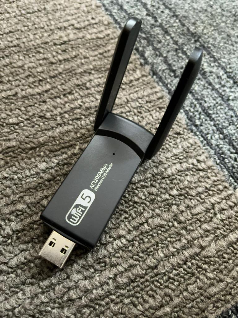 WiFi 無線LAN 子機 1200Mbps USB アダプタ 高速 回転アンテナ 小型 ワイヤレス Windows10/8/7/XP/Vista/Mac対応  ドライバーフリー デュアルバンド :DW332:優選屋 - 通販 - Yahoo!ショッピング