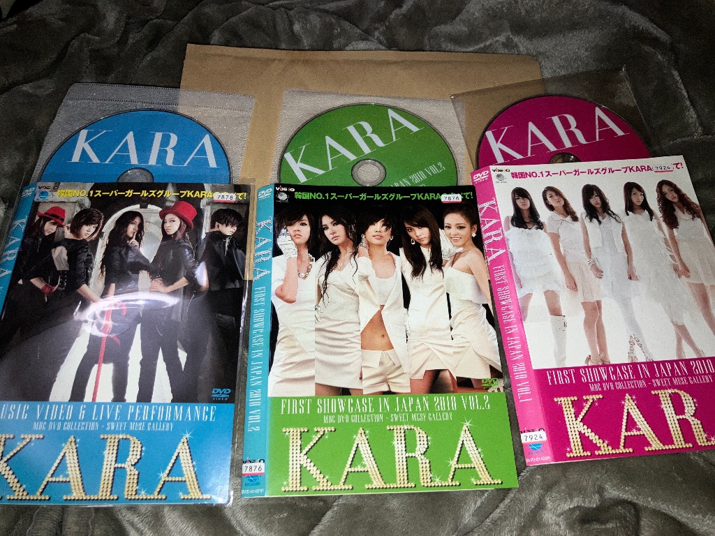 KARA MBC DVD COLLECTION 全3枚 FIRST SHOWCASE IN JAPAN 2010 Vol.1