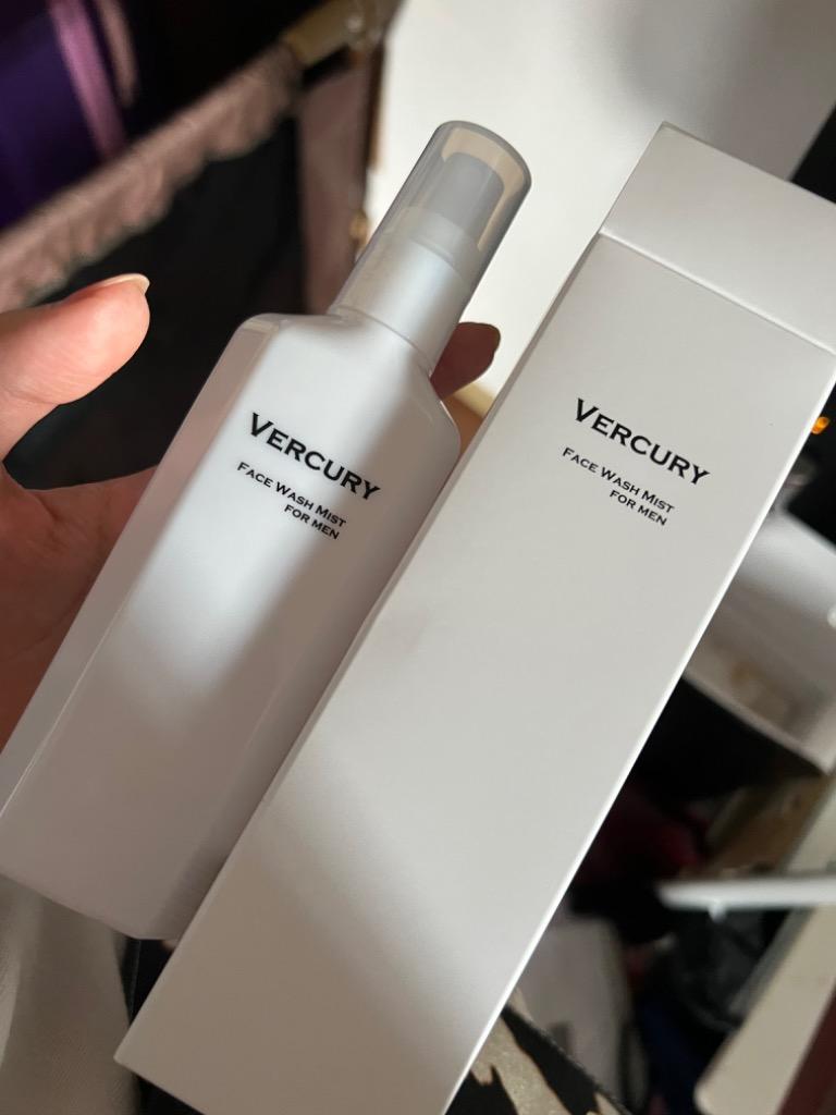 公式】VERCURY バーキュリー メンズ 洗顔 ミスト 100mL 約1ヶ月分