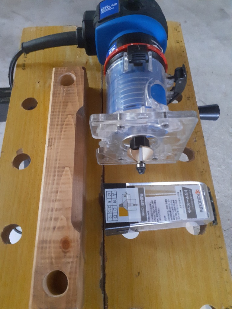 リョービ 京セラ RYOBI トリマビット角面 45度 トリマビット