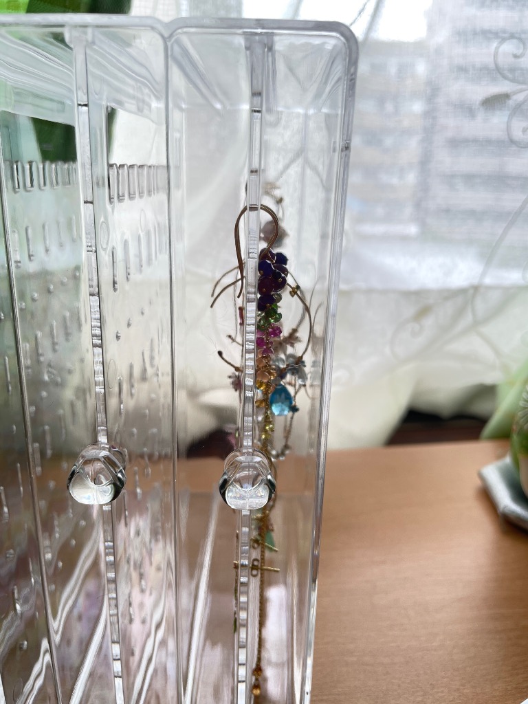 アクセサリーケース クリア アクセサリースタンド 収納 ピアス収納
