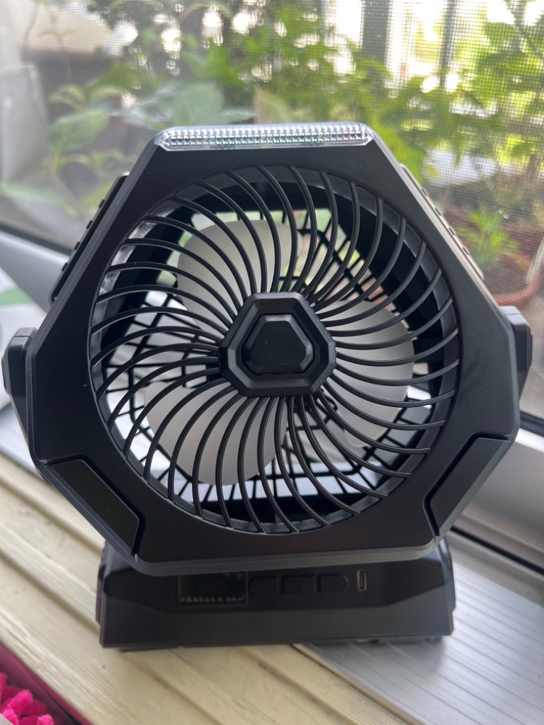 アウトドア　ライト　扇風機　虫よけ　スダン度　吊り下げ　キャンプ main.jpg