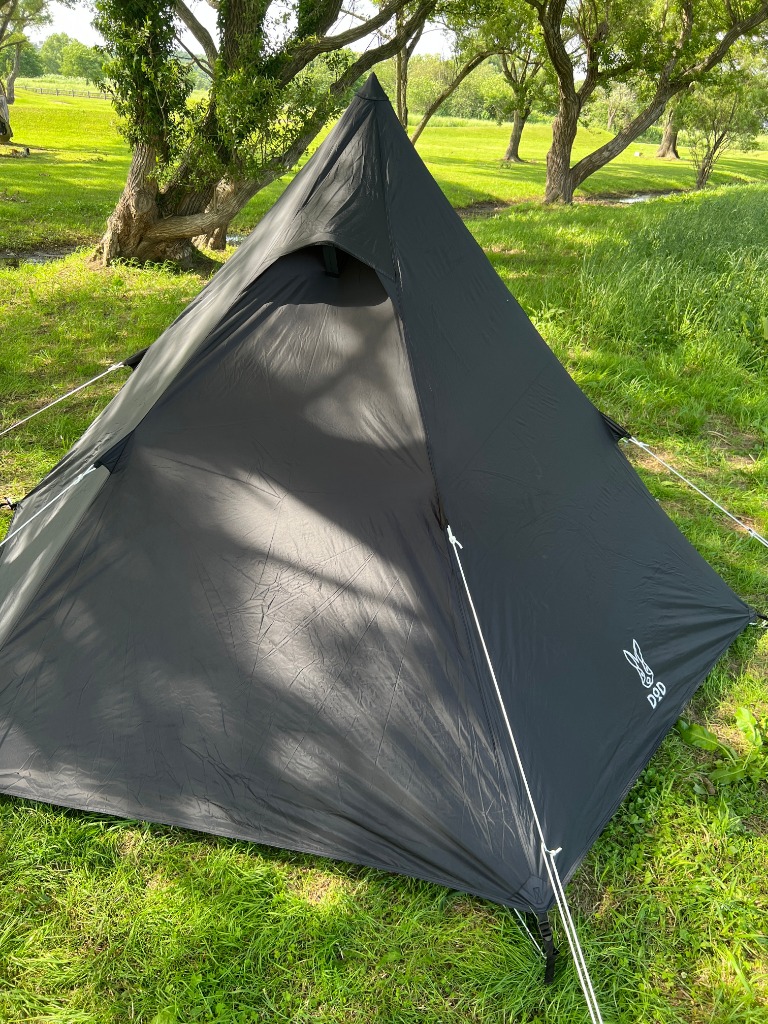 DOD テント 3人用 ワンポールテント ティピー型テント 6角形