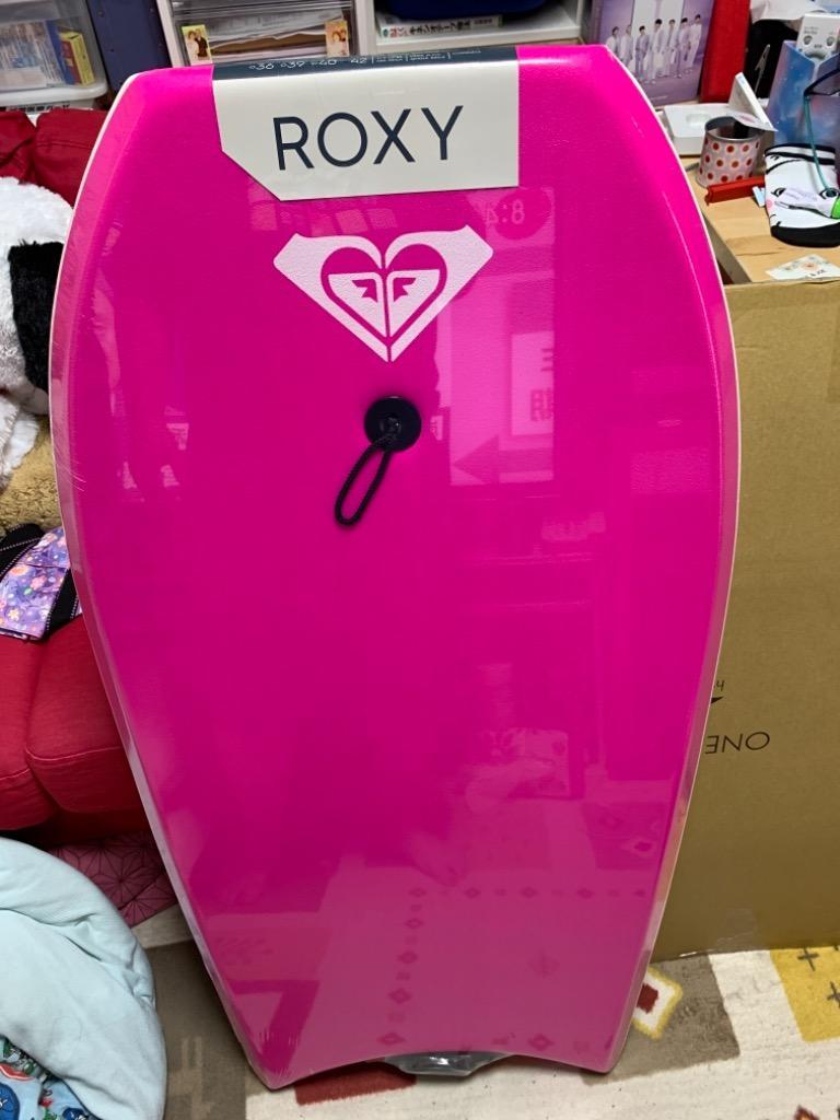 最新海外 ROXY ピンク ボディボード 42 リーシュ付き その他スポーツ