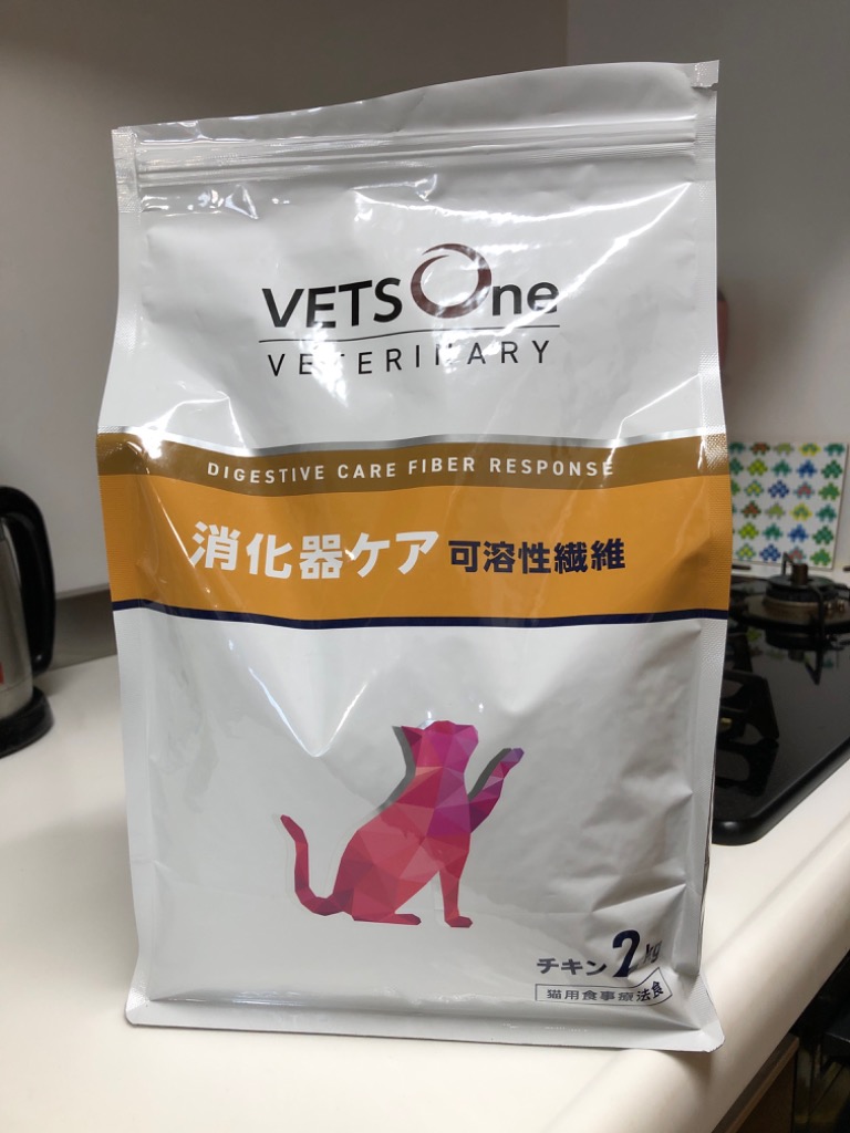 【2袋】ベッツワンベテリナリー 猫用 消化器ケア 可溶性繊維 チキン 2kg✖️2 52057.jpg