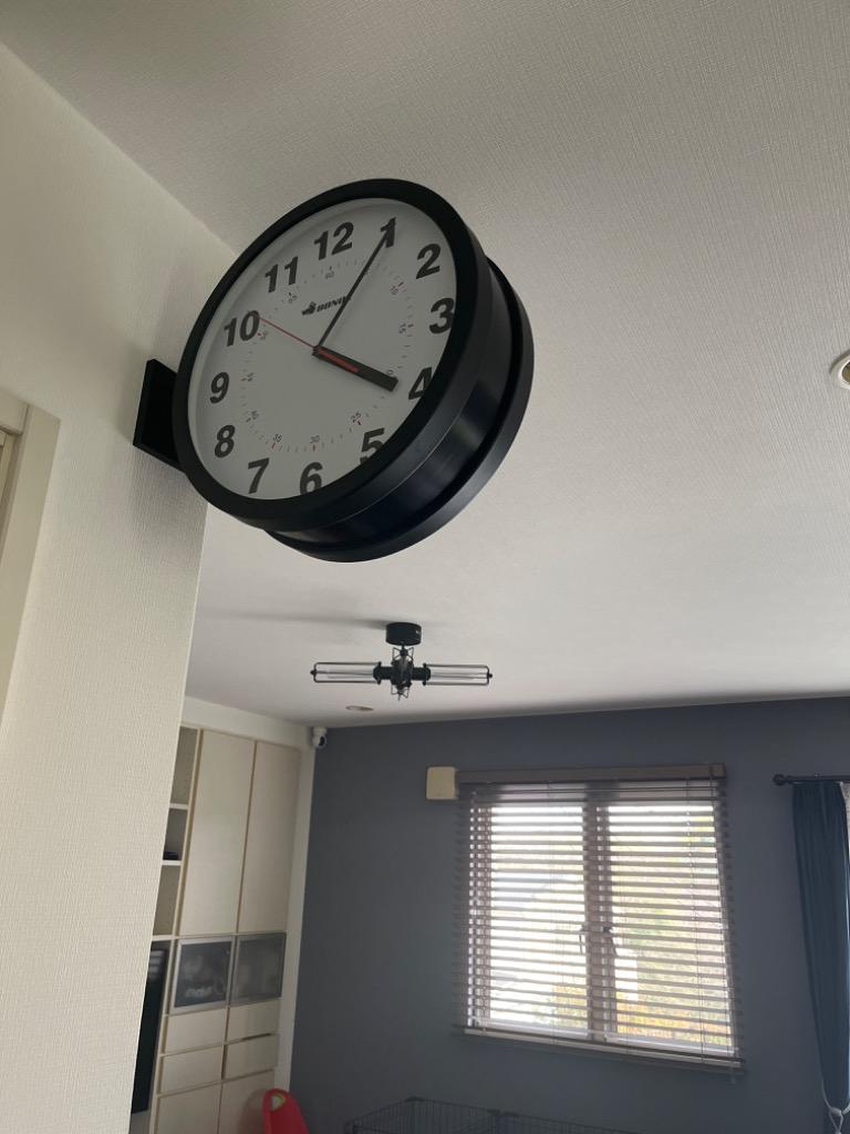 ダルトン ブラック　アナログ BONOX S82429BK DULTON ONLINE SHOP | DOUBLE FACE WALL CLOCK BLACK(BLACK