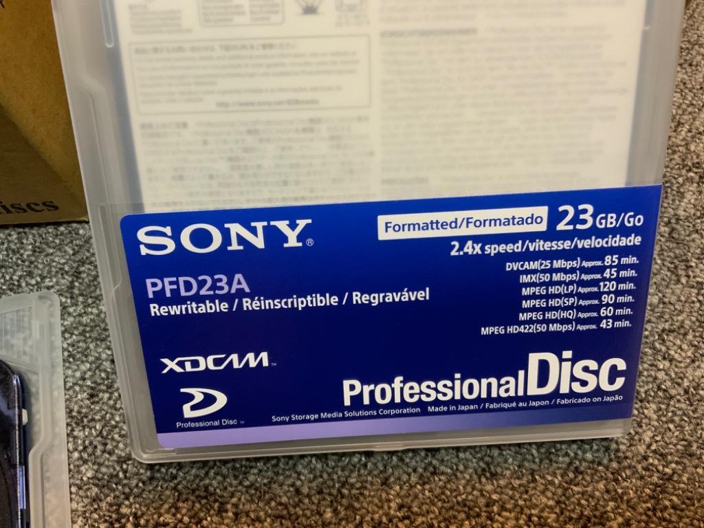 SONY XDCAM Disc 50GB 送料負担 枚数調整OK 映像機器