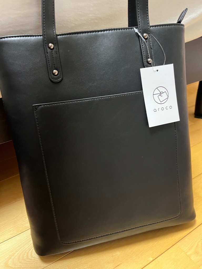 VitaFelice トートバッグ メンズ 縦型 ファスナー付き
