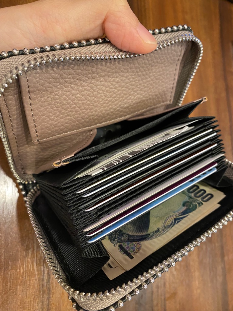 VitaFelice ミニ財布 レディース カードケース ラウンド