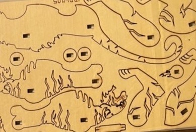木製パズル 立体パズル クラフト 3D ウッドパズル 動物
