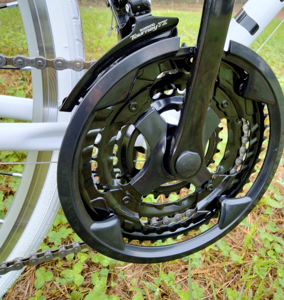NEXTYLE クロスバイク 700C 自転車 27インチタイヤ相当 21段変速